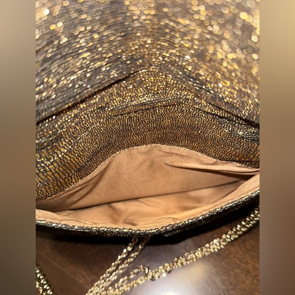 Gap gold & black handbag/clutch - Picture 4 of 5